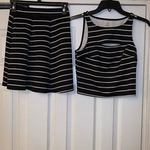 Decree 2piece Top & Skirt, Size XS